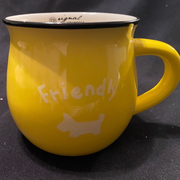 Original Ceramics Retro Ceramic Color Glazed Pot-bellied Mug Cup with Scotty Dog - Picture 3 of 7